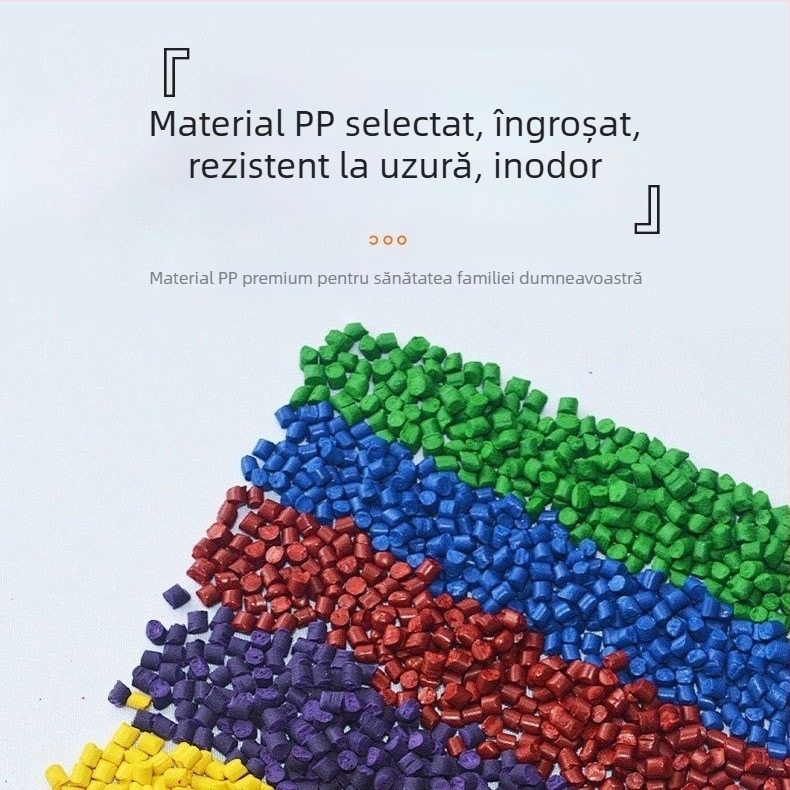 Găleată de plastic cu pereți groși și capac pentru depozitare, coș portabil pentru duș și pescuit, poate fi folosită ca scaun