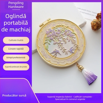 Oglindă metalică portabilă personalizată – suvenir de la muzeul Xi'an Luoyang