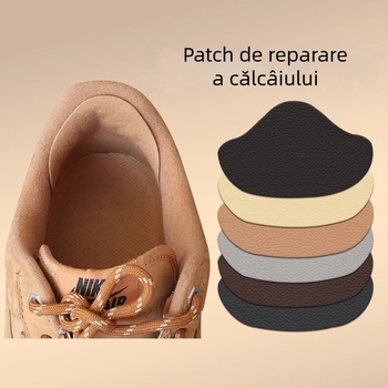 Patch autoadeziv pentru călcâi la pantofi din țesătură – reparație uzură a căptușelii interioare