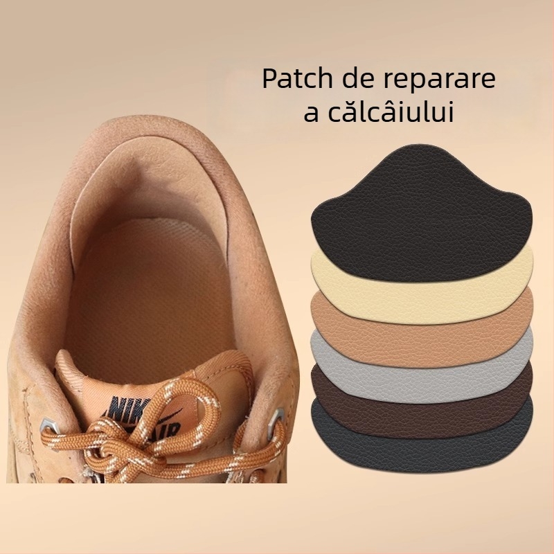 Patch autoadeziv pentru călcâi la pantofi din țesătură – reparație uzură a căptușelii interioare