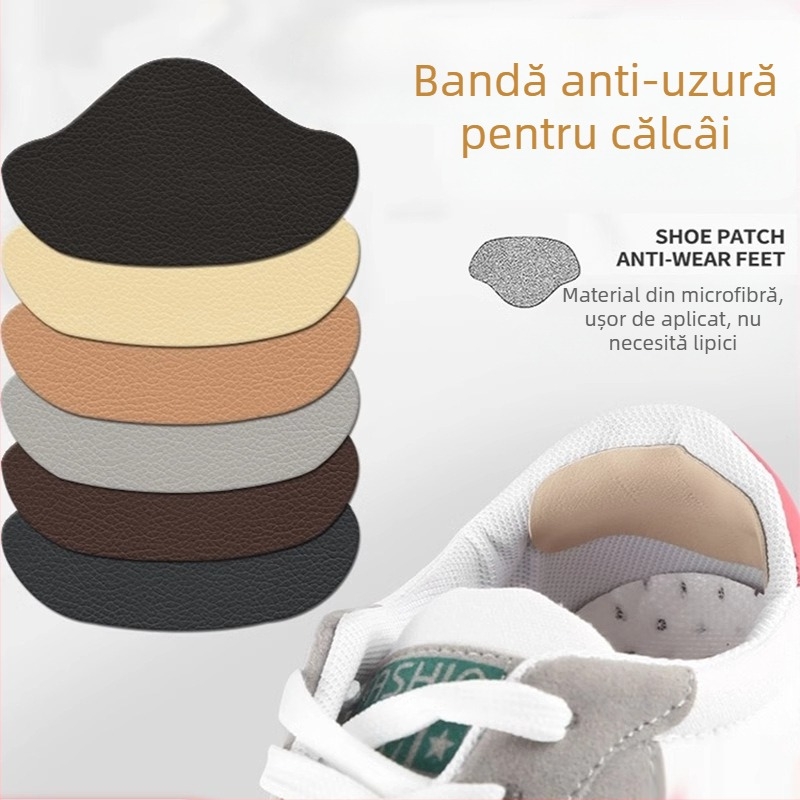 Patch autoadeziv pentru călcâi la pantofi din țesătură – reparație uzură a căptușelii interioare
