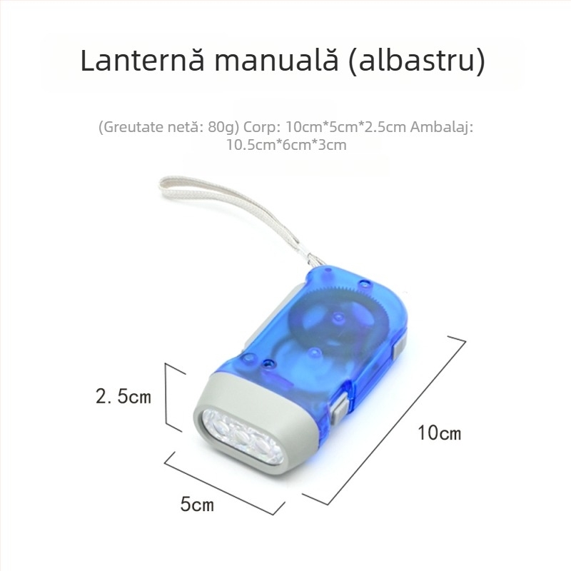 Lampa cu manivelă pentru exterior, accesorii pentru trusa de prim ajutor și echipament de urgență