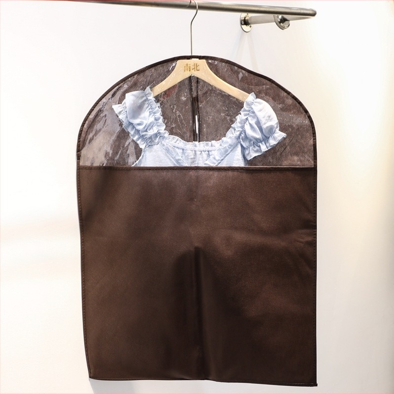 Sac pentru costum cu mâner, protecție împotriva prafului și umezelii, pentru costume și rochii de mireasă