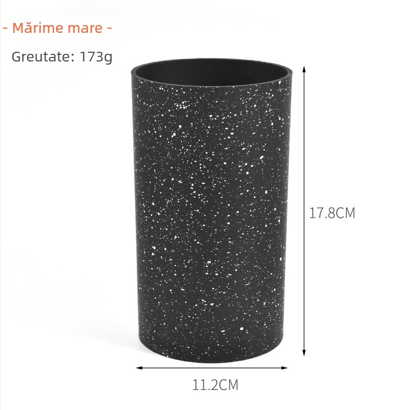 Suport din plastic pentru ustensile de bucătărie și un raft de depozitare pentru bețișoare, cuțite, furci, linguri și spatule