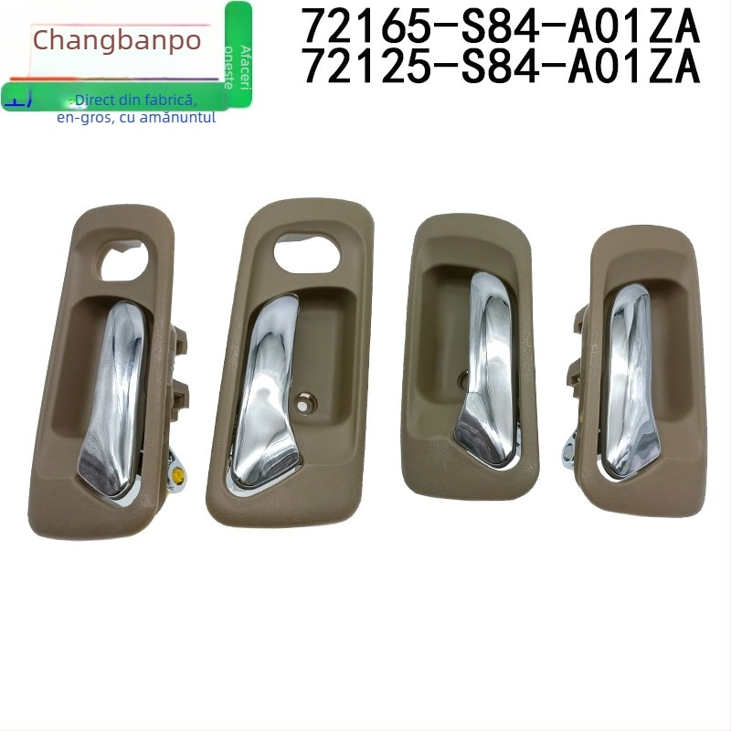 Mâner interior ușă pentru Honda Accord 1998-2002 (Coduri de piesă 72165-S84-A00, 72125-S84-A01)