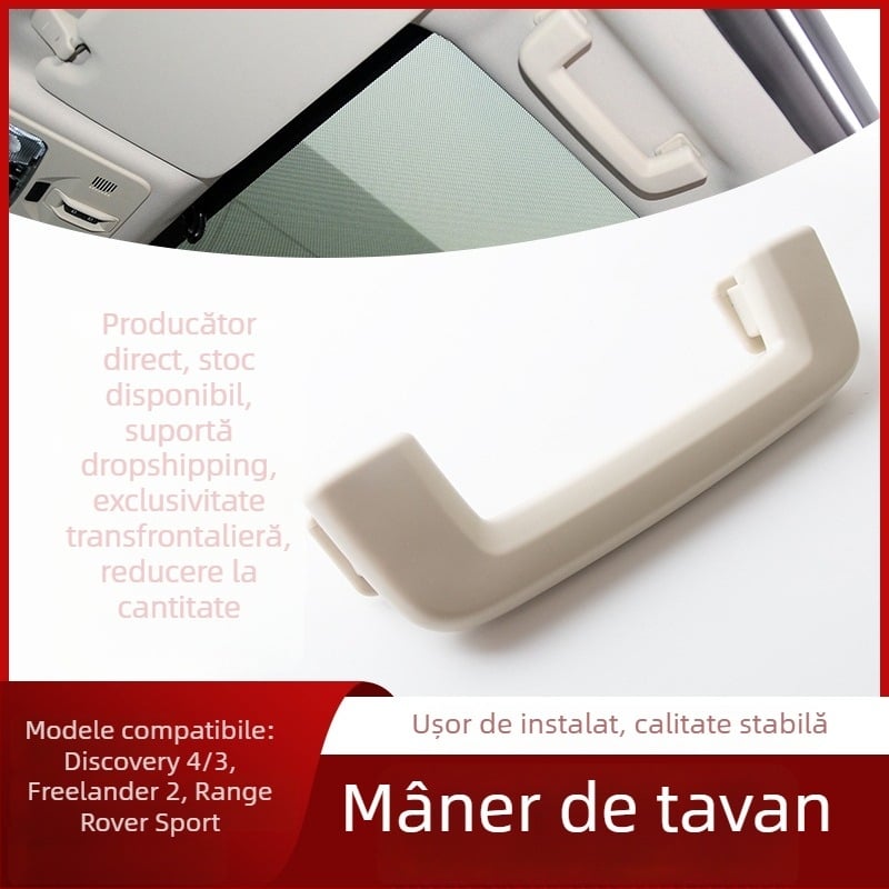 Mâner interior din plastic bej pentru Land Rover Discovery 4, Freelander 2 și Range Rover Sport