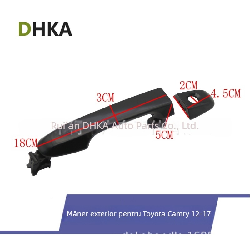 Mâner exterior al ușii pentru Toyota Camry 2012-2017, numerele de piesă 6921106090C0 și 6925006020C0