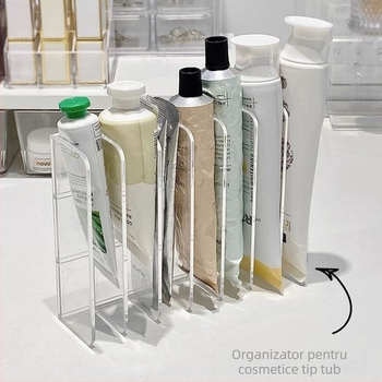Organizator de birou pentru creme de mâini, cu mai multe compartimente, capacitate mare pentru cosmetice și îngrijire a pielii