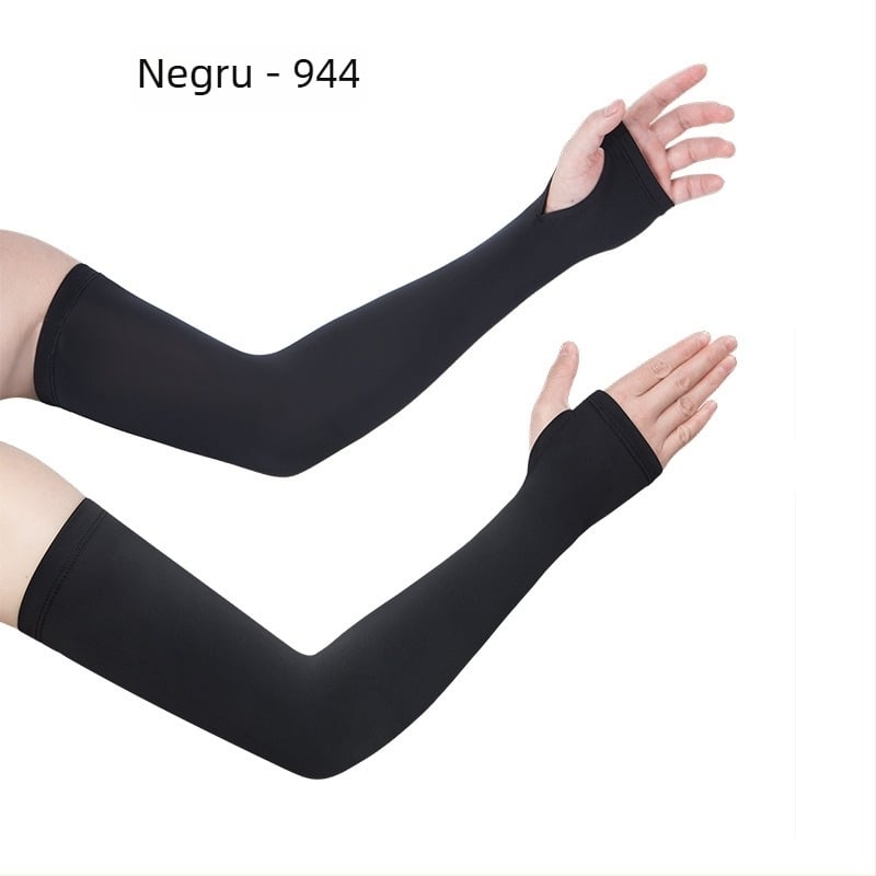 Mâneci subțiri de protecție solară pentru brațe, material Ice Silk, protecție UV, personalizabile