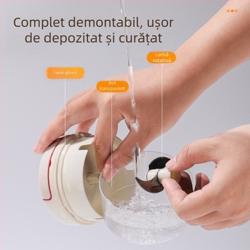 Presă de usturoi manuală mică, râșniță pentru usturoi, tocător de legume