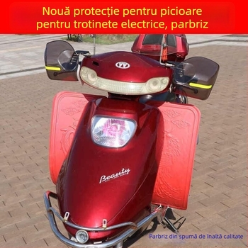 Deflectoare universal din burete pentru vânt pentru vehicule electrice: bară frontală, deflectător inferior, protecție de noroi și protecție pentru gleznă
