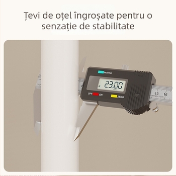 Dulap simplu pentru casă, sistem metalic compact pentru haine cu bară de agățare, coșuri din plasă și etajeră de depozitare, stil crem