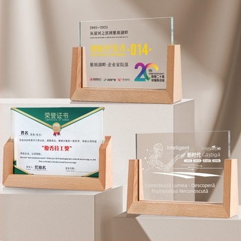 Medalii din lemn masiv, certificate și cadouri pentru evenimente corporative, premii pentru angajați de top la întâlnirile anuale ale companiei, suveniruri de absolvire, stea cu cinci colțuri