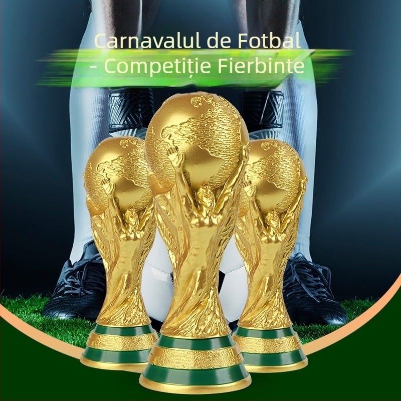 Model cupei de fotbal 2026 SUA-Canada-Mexico – Suvenir memorial, ornament decorativ Cupa Hercule