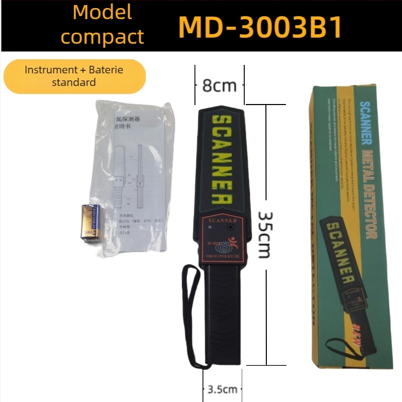 MD-3003B1 Detector portabil de metale, sensibilitate înaltă, scanner de securitate