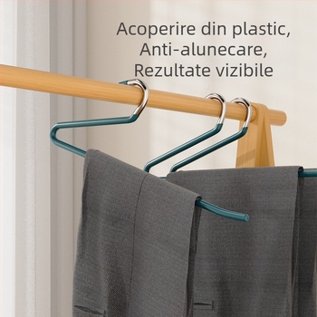Cleme în formă de Z pentru pantaloni, suport în formă de gâscă, anti-alunecare, uscare din plastic, uz casnic
