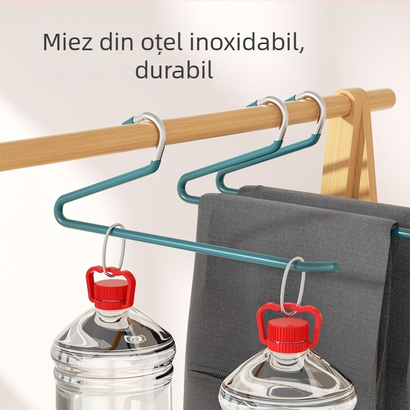 Cleme în formă de Z pentru pantaloni, suport în formă de gâscă, anti-alunecare, uscare din plastic, uz casnic