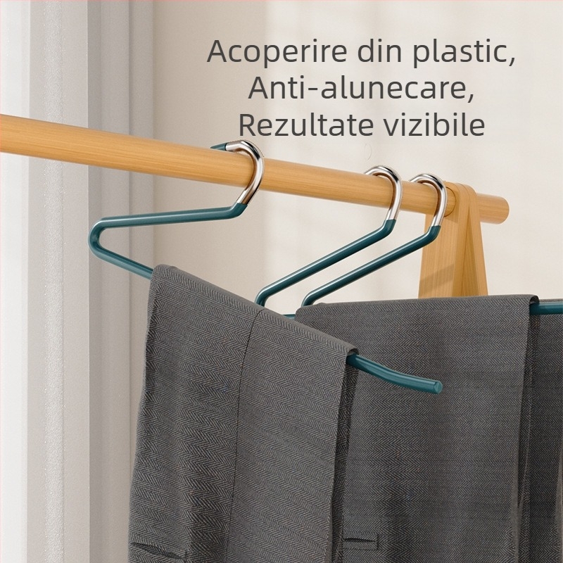 Cleme în formă de Z pentru pantaloni, suport în formă de gâscă, anti-alunecare, uscare din plastic, uz casnic