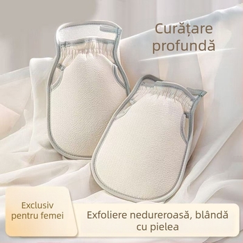 Mănușă exfoliantă pentru baie și prosop de exfoliere pentru corp