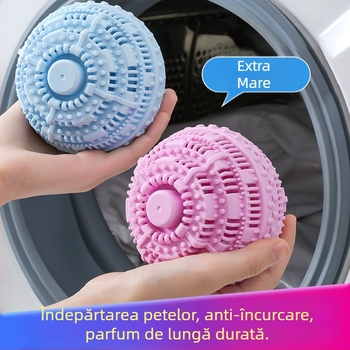 Minge de spălat extra mare pentru îndepărtarea petelor și prevenirea încâlcirilor, minge magică de spălat care absoarbe părul