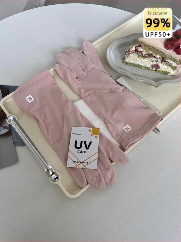 Mănuși de conducere UPF50+ cu extindere a încheieturii, protecție UV, pentru femei și bărbați, vară, ciclism, degete deschise, touchscreen, ice silk