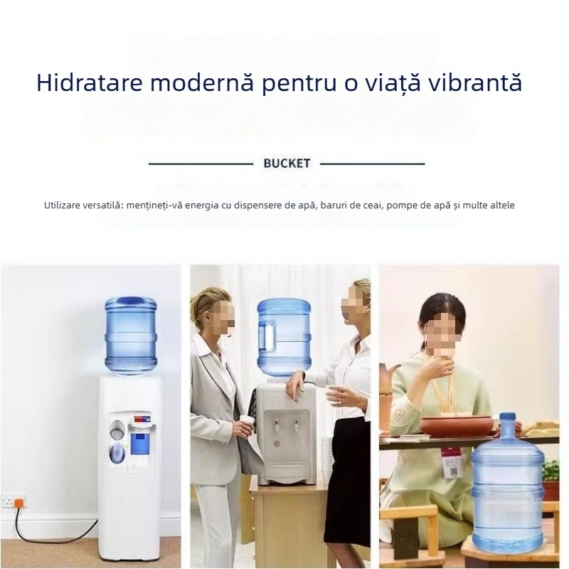 Recipient PC gros pentru apă potabilă, QS certificat, recipient de apă minerală de calitate alimentară, portabil, pentru exterior