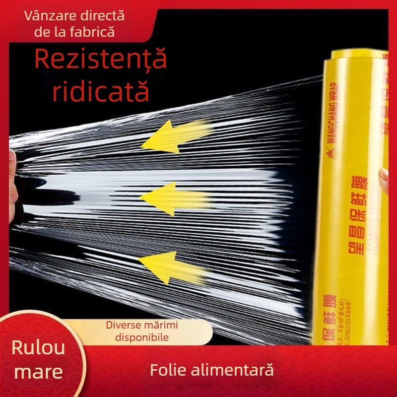 Folie PVC pentru gospodărie, rolă mare, multifuncțională, anti-praf, 6 role în cutie