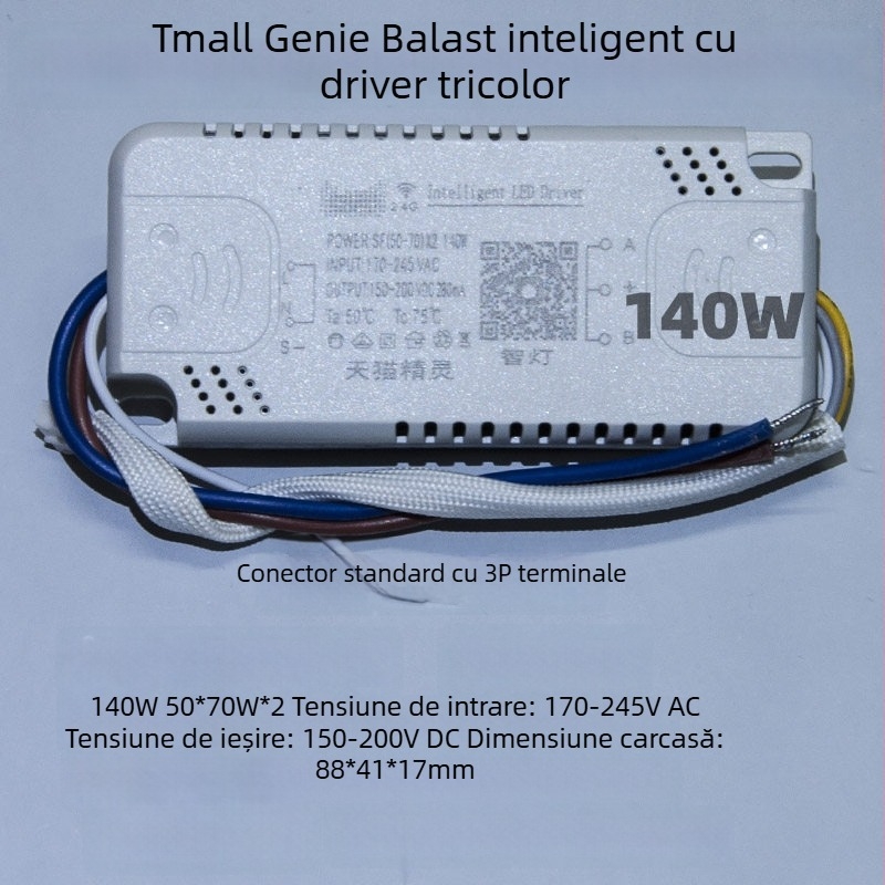 Driver LED cu curent constant și control inteligent pentru plafon, reglare fără trepte