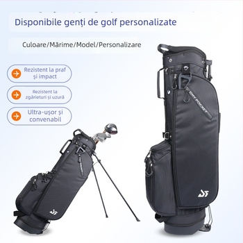 Geantă de golf pentru juniori cu suport, PU ușoară, impermeabilă, unisex