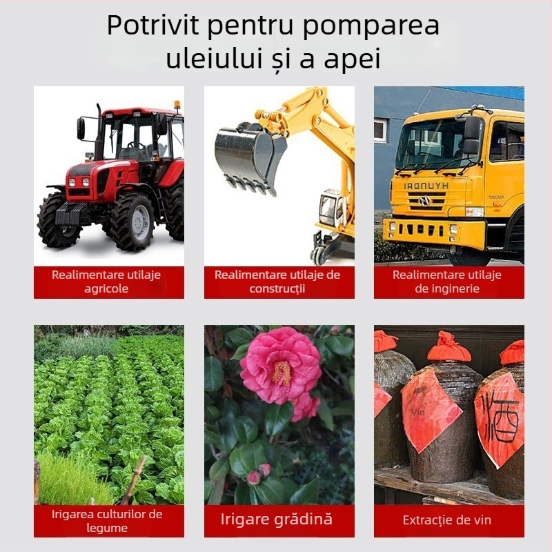 Pompă submersibilă mică, alimentată pe baterie, pentru udare casnică și grădină