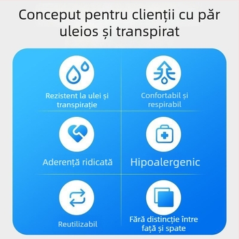 Bandă adezivă dublu față pentru perucă – impermeabilă și rezistentă la transpirație, pentru împletirea părului