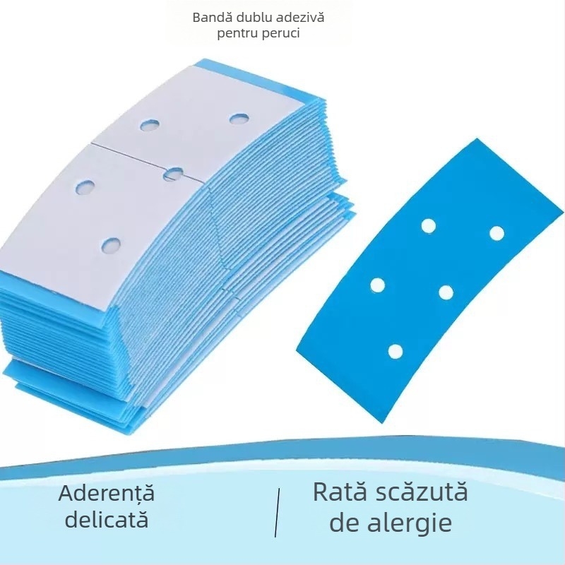 Bandă adezivă dublu față pentru perucă – impermeabilă și rezistentă la transpirație, pentru împletirea părului