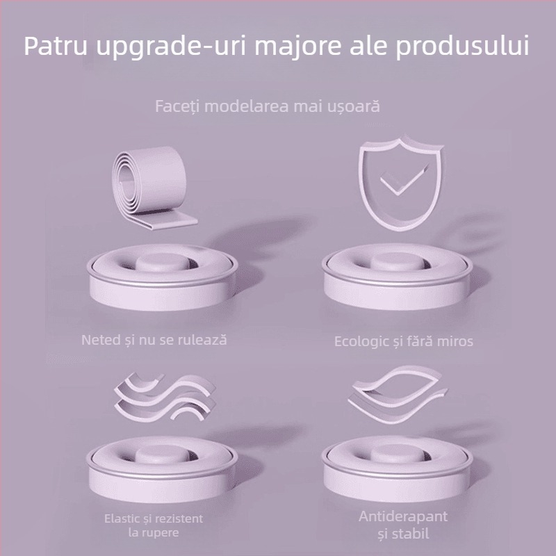 Curea de yoga din latex cu inel elastic pentru fitness, bandă de rezistență pentru antrenament de forță, întinderi și genuflexiuni