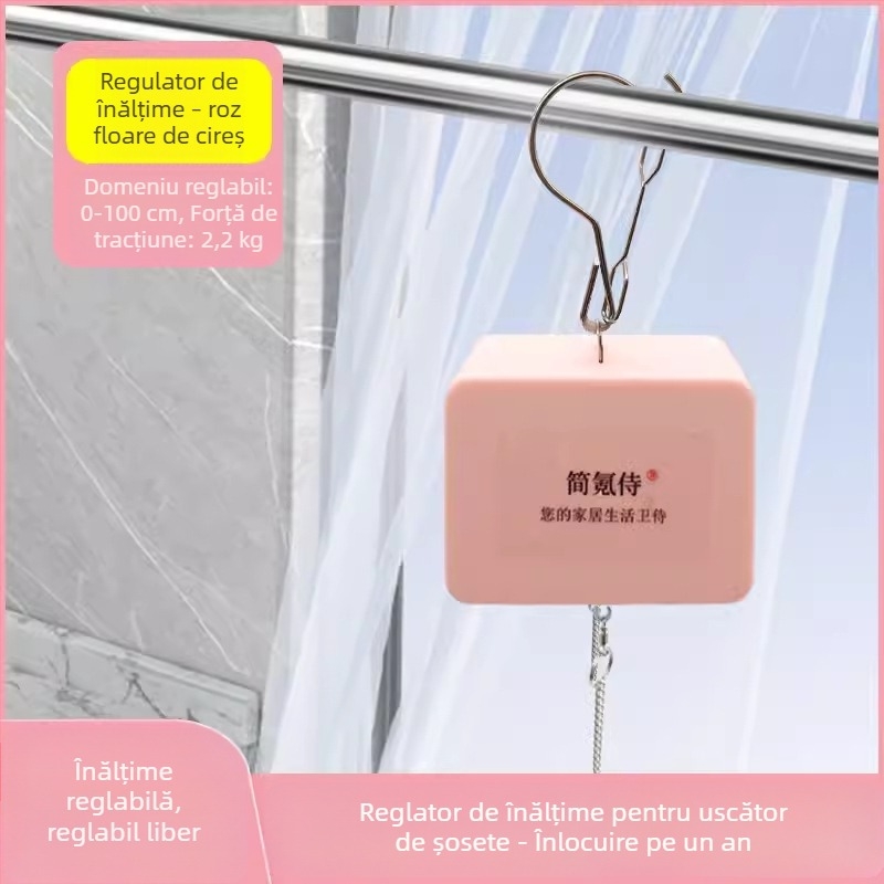 Ridicător reglabil pentru șosete și lenjerie, din oțel inoxidabil