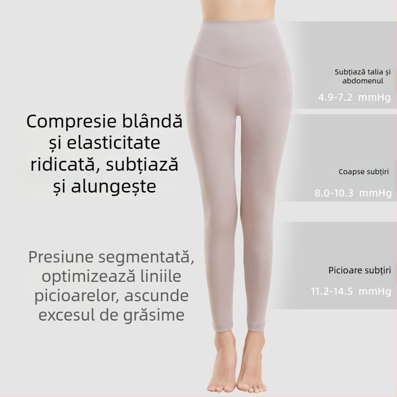 Colanți din Modal, talie înaltă, slim-fit, elastici, pentru toamnă și iarnă