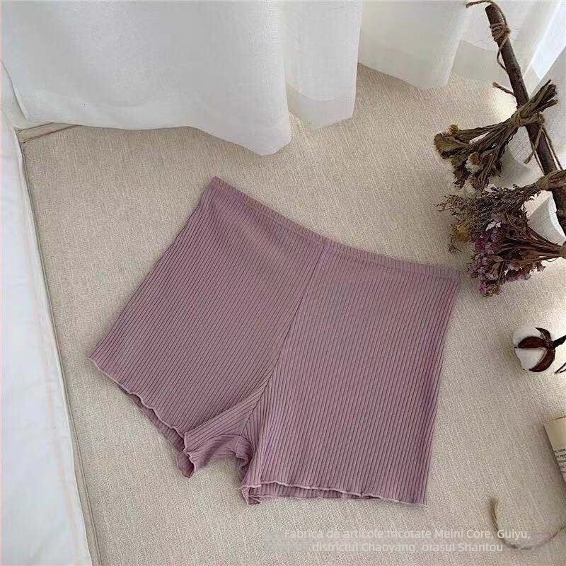 Pantaloni de siguranță din bumbac pentru femei, anti-transparență, fără cusături, pentru strat de bază