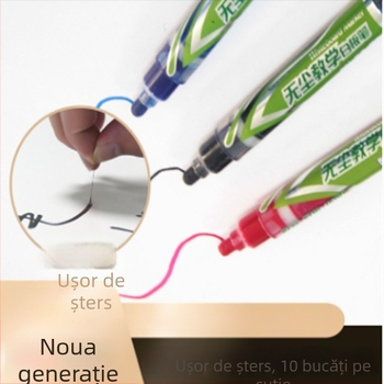 Yagu Js-15 Cerneală pentru tablă albă, pentru sălile de clasă și birouri – formă de film, fără praf, scriere și ștergere ușoare, include radieră pentru tablă