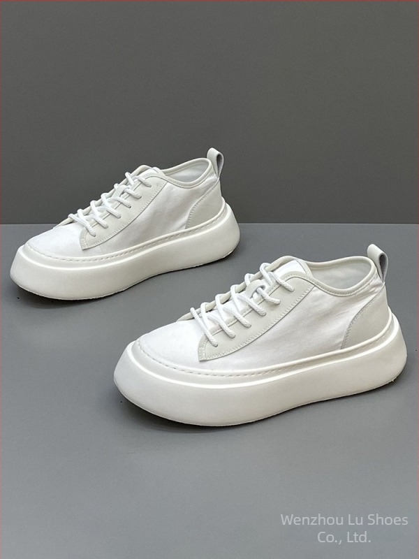 Pantofi sport retro pentru bărbați, din pânză, cu respirație bună, confortabili, talpă groasă pentru creșterea înălțimii, pantofi casual din pânză