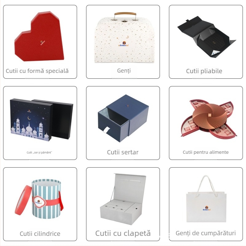 Cutii cadou din hârtie în stil național modern, ambalaje culturale și creative de înaltă calitate, cutie cadou cu capac personalizată