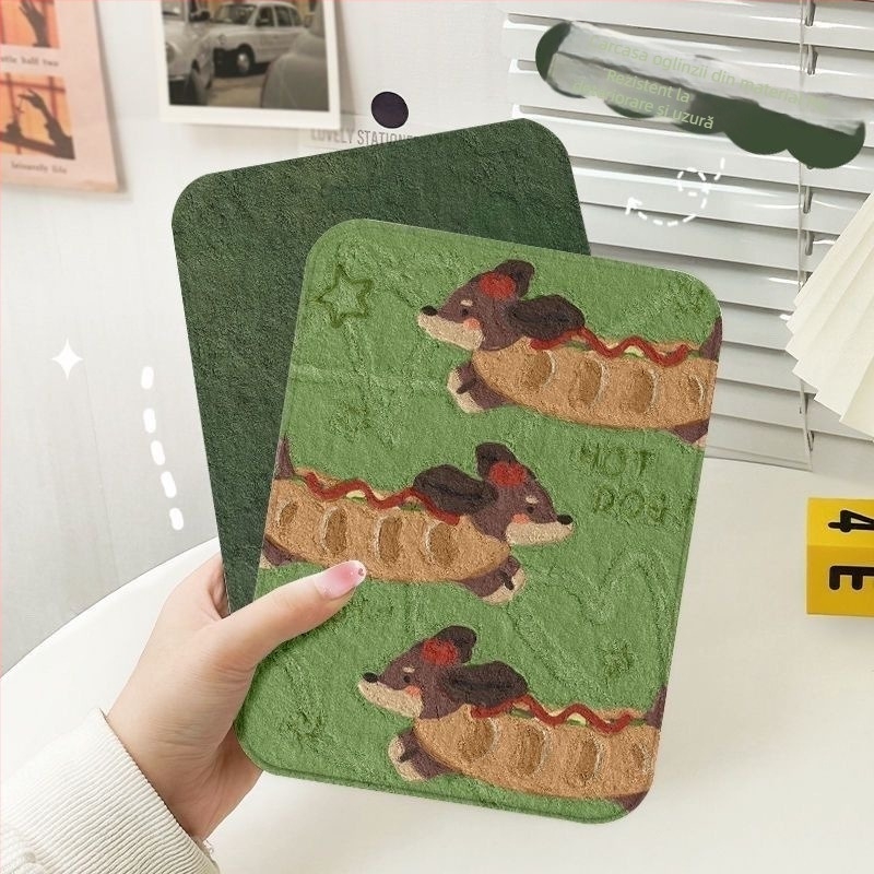 Oglindă pliabilă pentru machiaj, cu efect de pictură în ulei, stil INS, inspirație franțuzească, oglindă de masă minimalistă