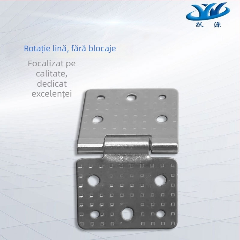 Ax de balama din oțel carbon, rotire de 180°, pentru piese din tablă, balama pliabilă