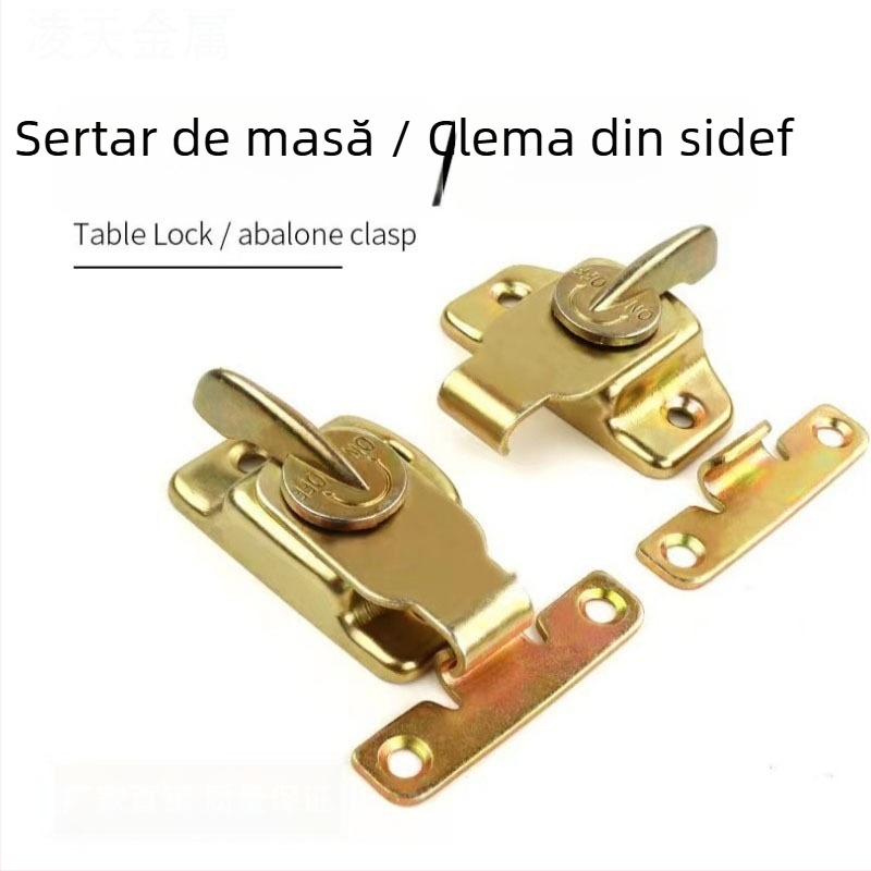 Zăvor pentru blat de masă, zăvor pentru uși și ferestre, Abalone plăcuță mare, accesorii hardware, piesă de conectare, stil modern