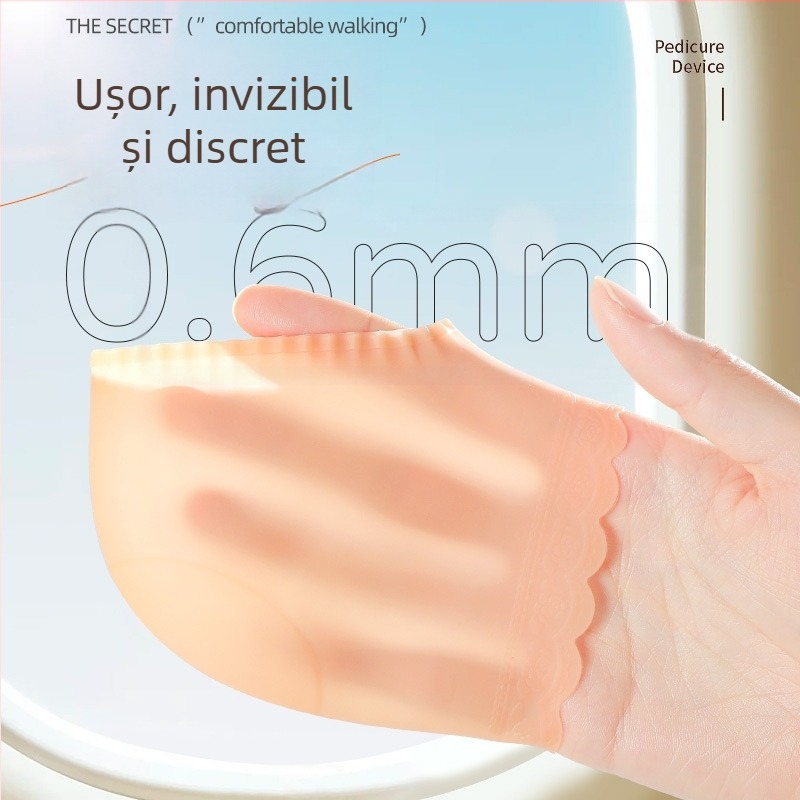 Protector de călcâie din silicon ultra-subțire, șosetă hidratantă anti-crăpături