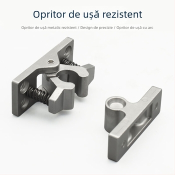 Mărgele tampon ușă, 65 mm, din oțel inoxidabil 304, montaj cu clips DK-101, stil modern minimalist