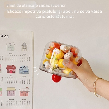 Recipient de stocare cu capacitate mare, pentru cutiile de afișare ale figurilor și cutiile surpriză, sigilat