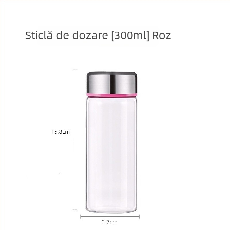 Borcan din sticlă alimentar, capac din oțel inoxidabil, etanș și rezistent la aburi și căldură; potrivit pentru Bird's Nest, dulceață și medicină tradițională chineză