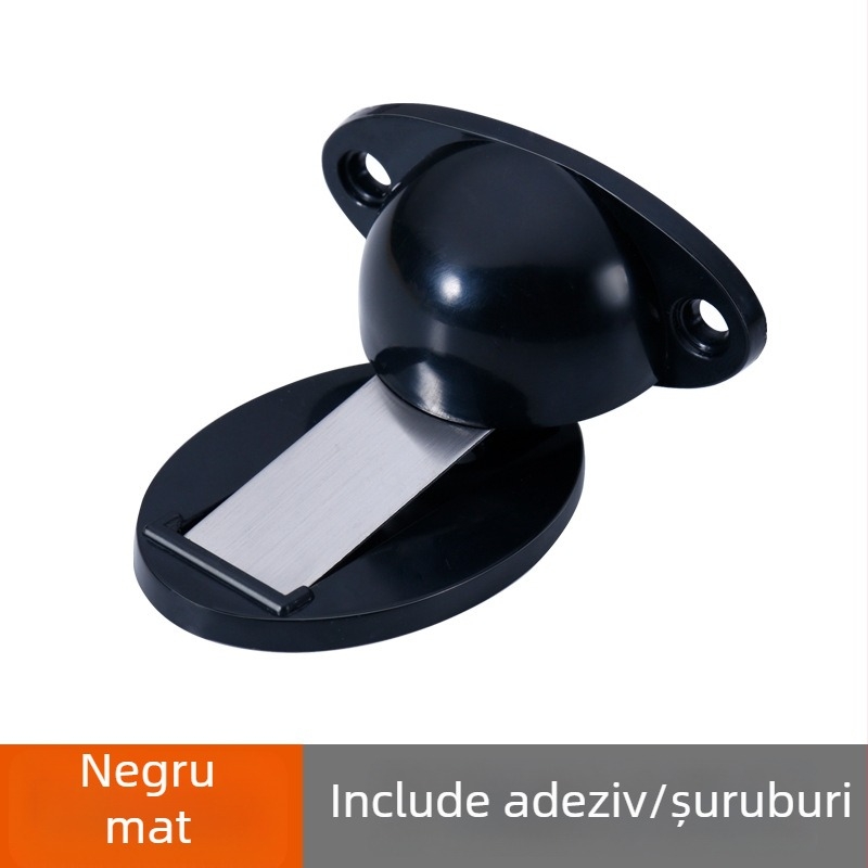 Protecție pentru ușă din plastic cu priză pe podea, fără găuri, poziționare discretă, zgomot redus, pentru dormitor