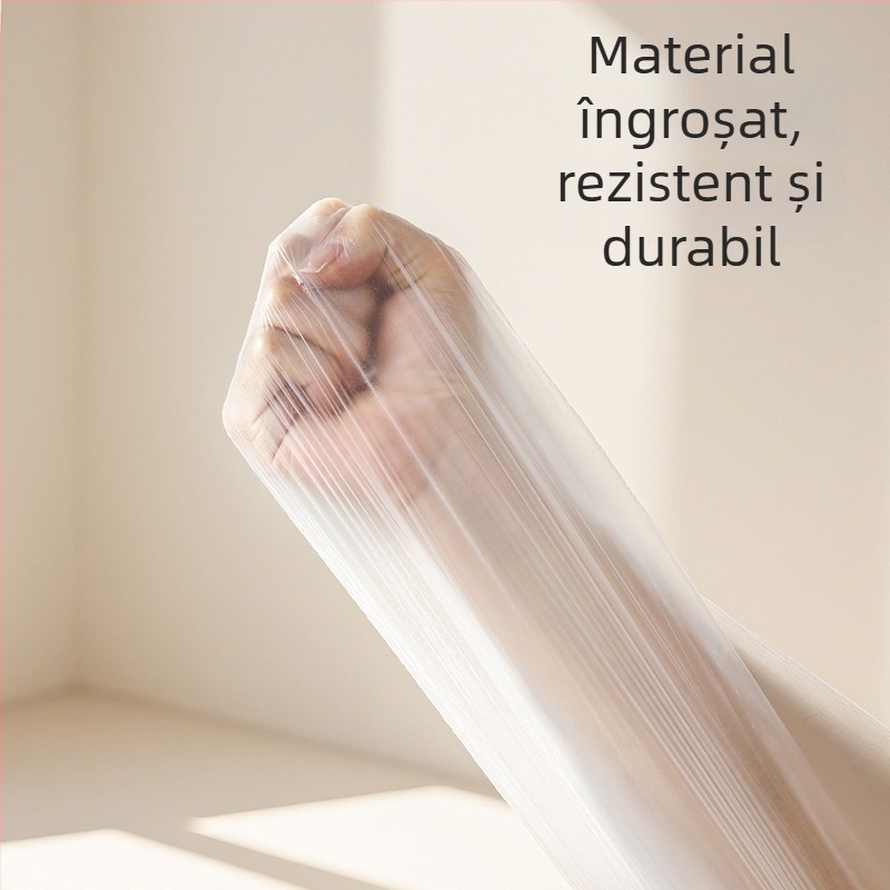 FaSoLa husă de pat transparentă, protecție împotriva prafului, cu șnur elastic, folie protectoare pentru mobilier de living, dimensiunile 470×40 cm sau 490×40 cm