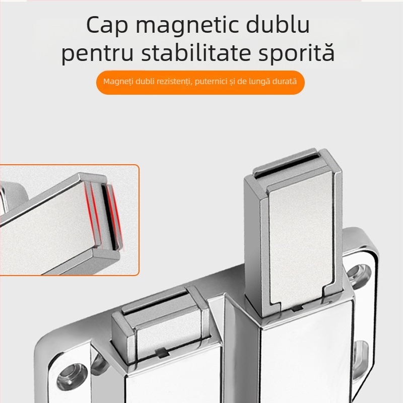 Rebounder pentru uși invizibile, dulap cu două uși, amortizor magnetic pentru ușă și rebounder pentru garderobă de pantofi