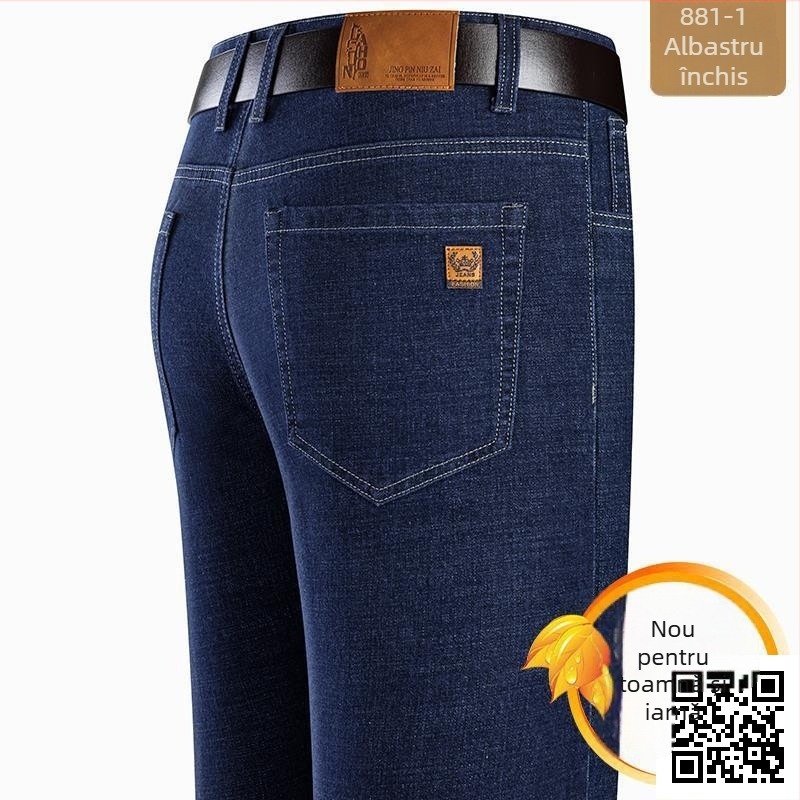 Pantaloni de lucru pentru constructori, din denim rezistent, croială lejeră, îmbrăcăminte de protecție, potriviți pentru atelier auto